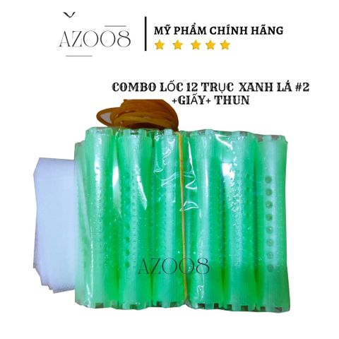 Combo 12 Xương Trục Uốn Xoăn Lạnh Size 1.8cm Xanh Dương - Salon Tóc