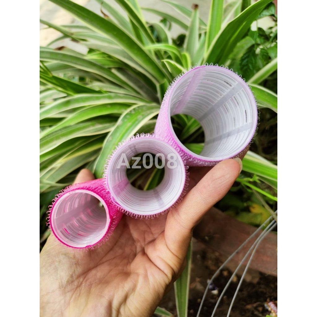 Lô cuốn tóc Hàn Quốc 10.5cm lõi nhôm tự dính uốn mái dài cỡ lớn