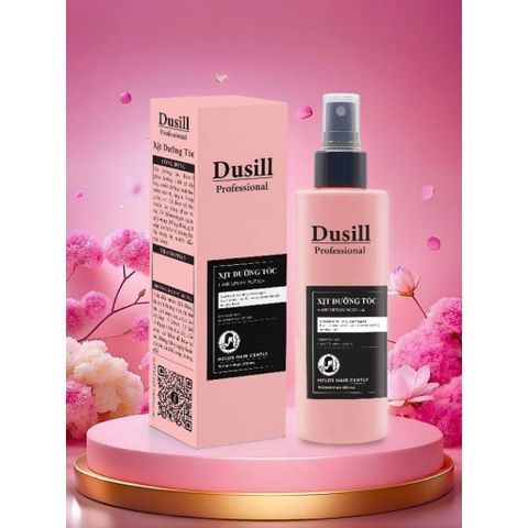 Xịt Dưỡng Tóc Vitamin Hương Hoa Hồng Dusill 200ml - Chăm Sóc Tóc Hư Tổn