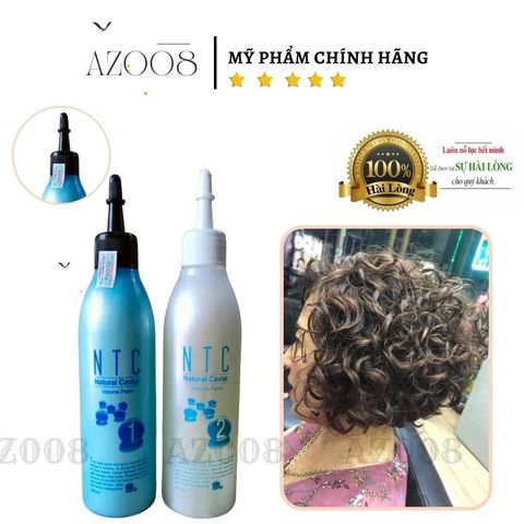 Thuốc uốn lạnh ERAYBA NTC chính hãng 180ml x2 - Uốn tóc tại nhà, tặng kẹp