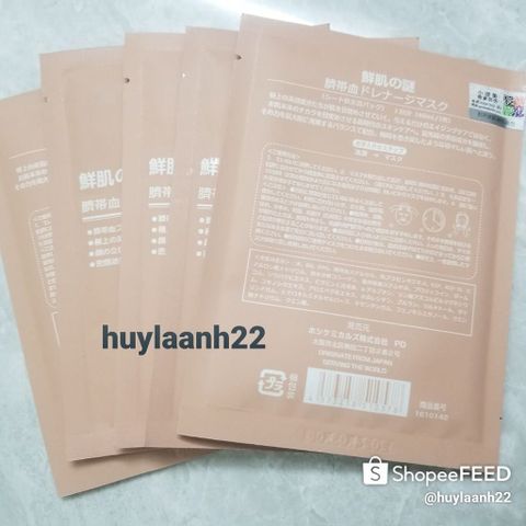 Mặt Nạ Nhau Thai Cừu Tế Bào Gốc - Combo 3 Gói Cấp Ẩm Dưỡng Da AZ008