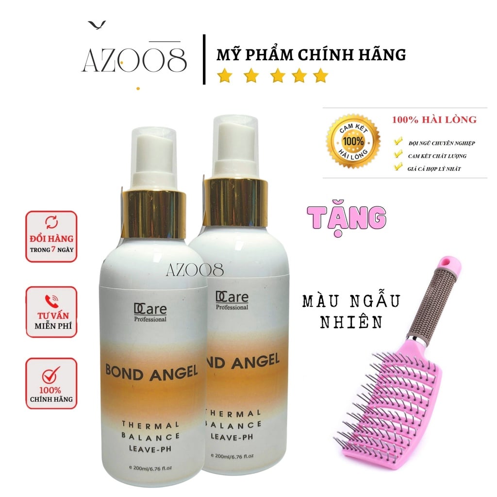 Xịt Dưỡng Tóc Dcare Bond Angel Korea 200ml - Phục Hồi Tóc Khô Hư Tổn + Tặng Mặt Nạ