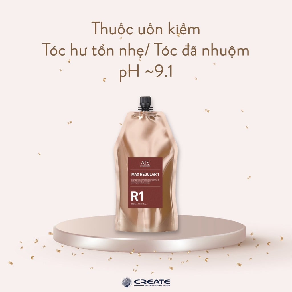 Thuốc uốn nóng ATS MAX cao cấp 500ml - Nhẹ mùi, chuẩn công ty