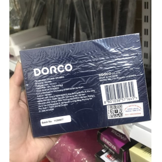Lưỡi Dao Cạo Râu DORCO TITAN Chính Hãng - Hộp 100 Lưỡi AZ008
