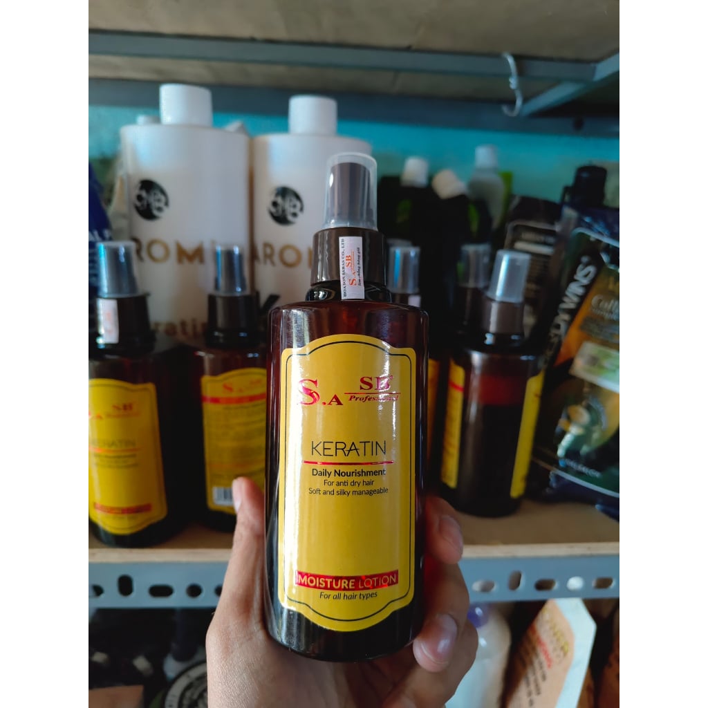 Xịt Dưỡng Tóc Keratin SA.SB Hương Nước Hoa 250ml - Mềm Mượt, Phục Hồi Tóc Khô Xơ