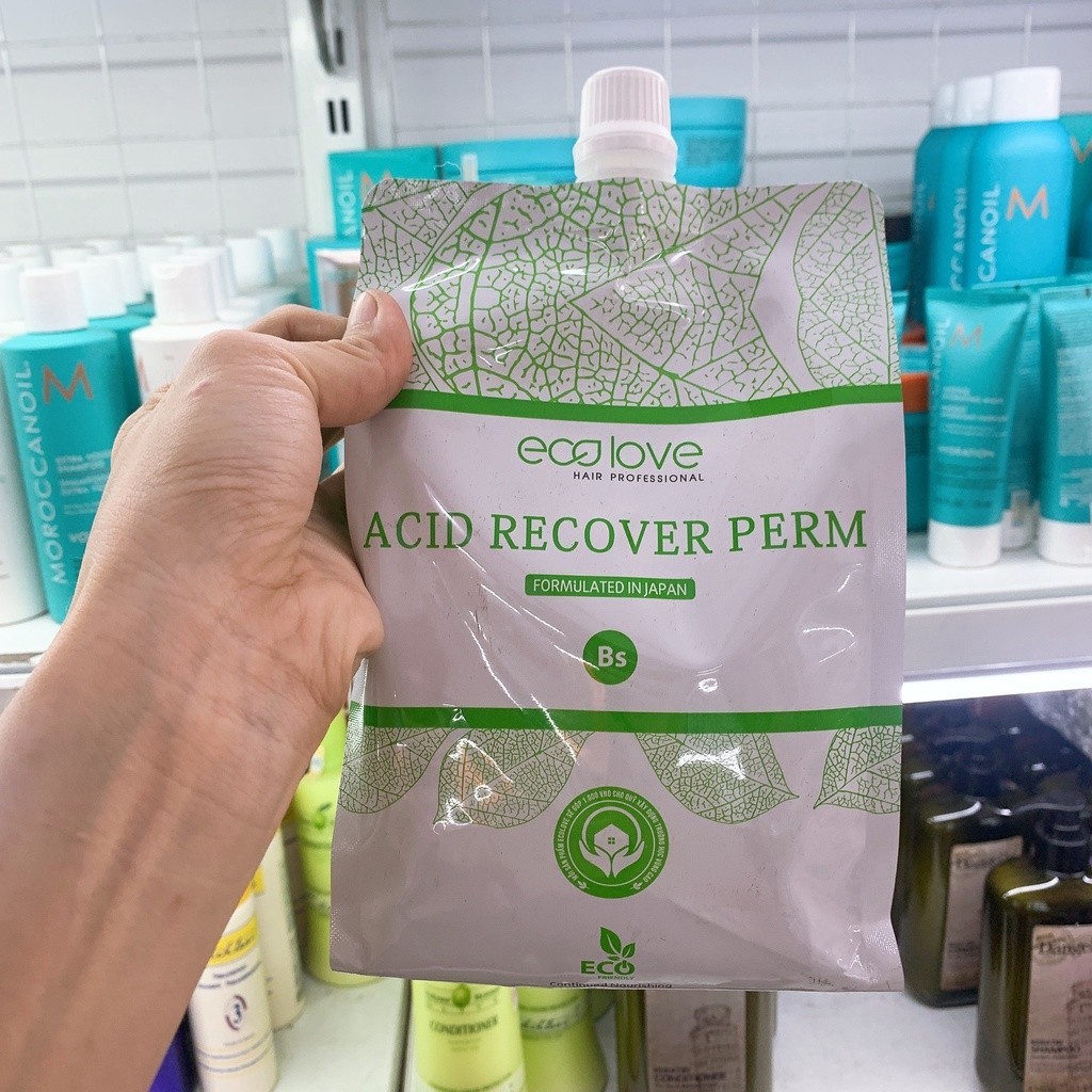 Kem uốn duỗi mùi thơm ECOLOVE 910ML chính hãng - Uốn khỏe, duỗi bóng