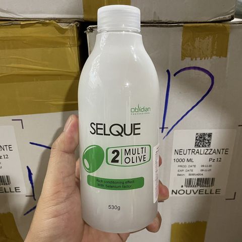 Thuốc Uốn Lạnh Selque Obsidian Olive 410ml/530ml - Uốn Tóc Tại Nhà