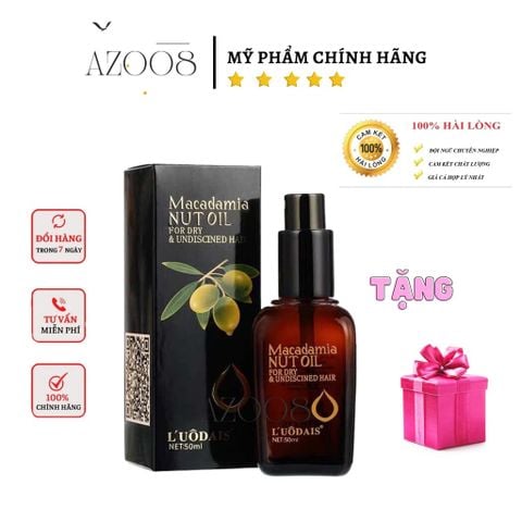 Tinh Dầu Dưỡng Tóc Macadamia - Phục Hồi Tóc Uốn, Khô Xơ, Nhuộm