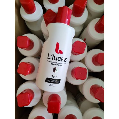 Oxy Bạc Hà Lucas Chính Hãng 1000ml - Trợ Nhuộm Tóc Không Rát Da Đầu