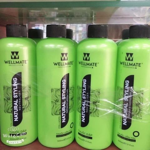 Thuốc Uốn Lạnh Wellmate Cao Cấp 1000ml x2 - Uốn Chắc Cho Mọi Loại Tóc