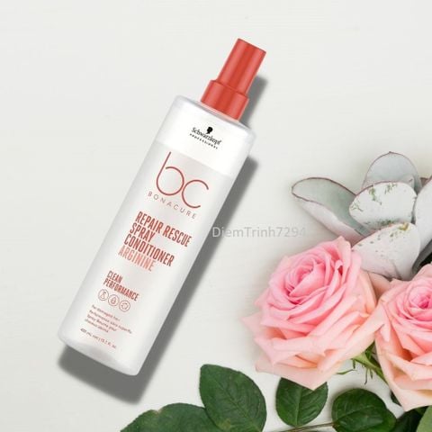 Xịt dưỡng phục hồi tóc hư tổn Schwarzkopf BC Bonacure Peptide Repair Rescue 200ml az008