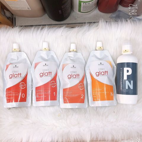 Kem Uốn Duỗi Tóc Schwarzkopf Glatt 400ml - Duỗi Thẳng Tại Nhà Không Cần Nhiệt