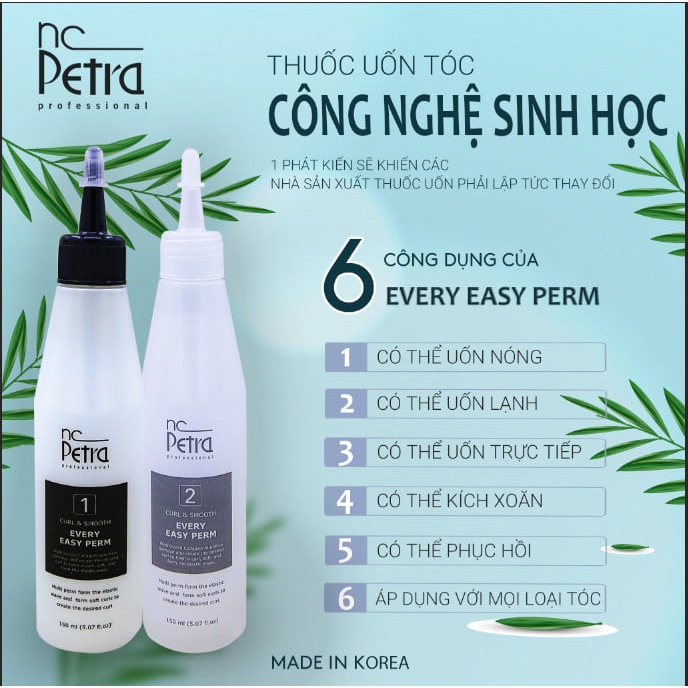 Gel Uốn Lạnh Petra Hàn Quốc 150ml - Uốn Thông Minh Sinh Học Không Mùi