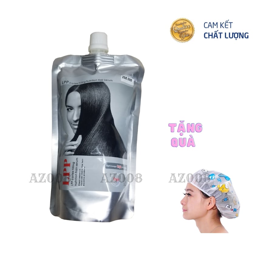 Ủ tóc collagen phục hồi tóc hư tổn LPP 900ml - Hấp dưỡng siêu mềm mượt