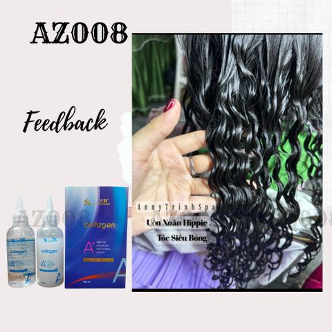 Thuốc Uốn Lạnh SA.SB Collagen 150ml x2 - Uốn Tóc Tại Nhà Không Mùi Hôi