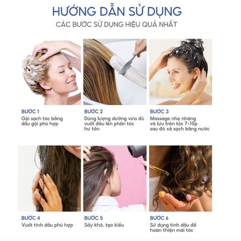 Ủ tóc Collagen Dusill 500ML - Hấp phục hồi tóc hư tổn + Tặng nón trùm