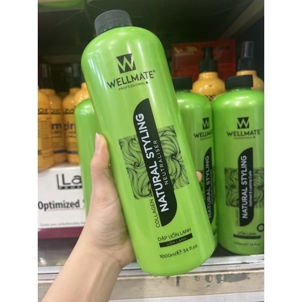 Thuốc Uốn Lạnh Wellmate Cao Cấp 1000ml x2 - Uốn Chắc Cho Mọi Loại Tóc