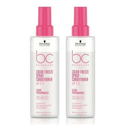 Xịt dưỡng giữ màu tóc nhuộm Schwarzkopf BC Color Freeze Conditioner 200ml