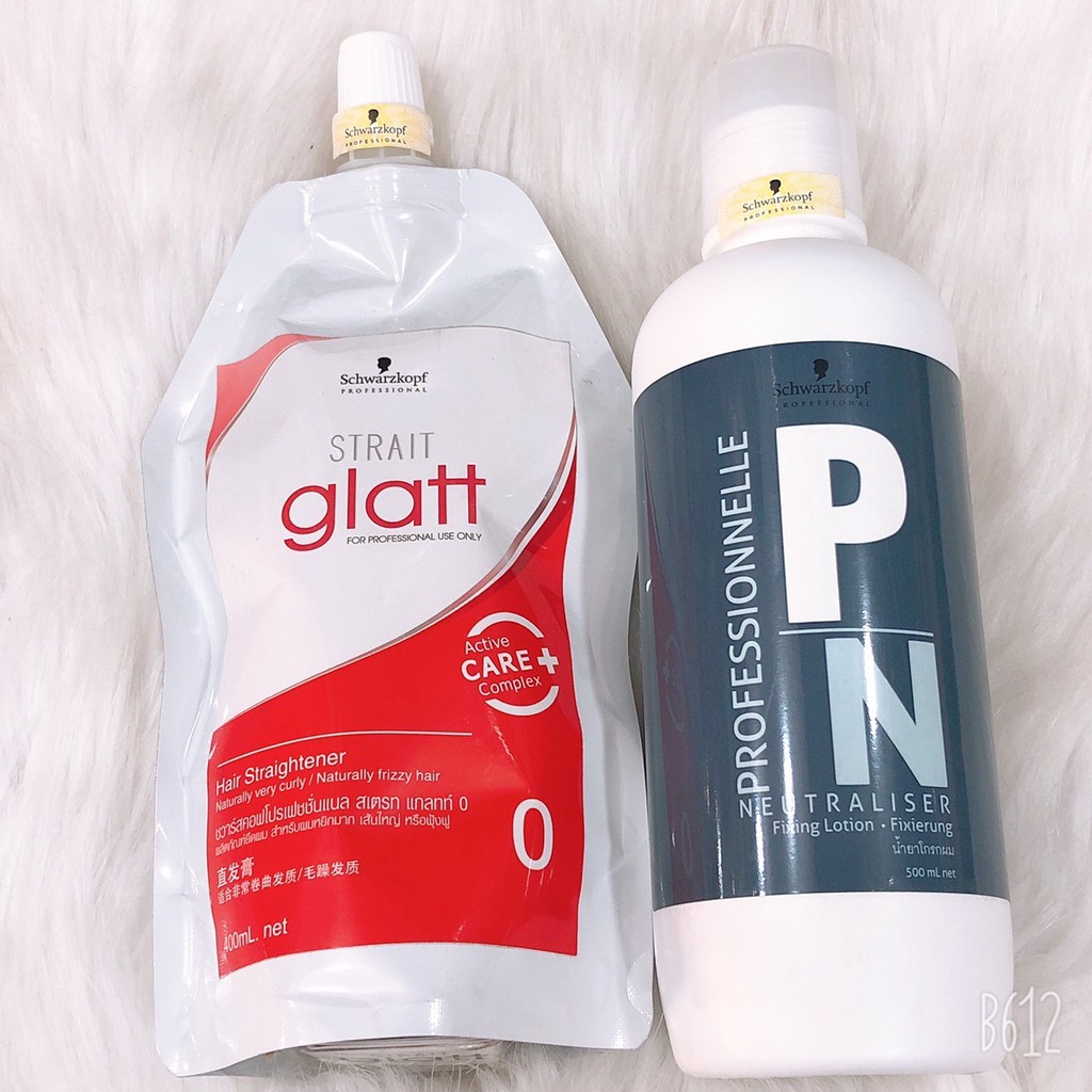 Kem Uốn Duỗi Tóc Schwarzkopf Glatt 400ml - Duỗi Thẳng Tại Nhà Không Cần Nhiệt