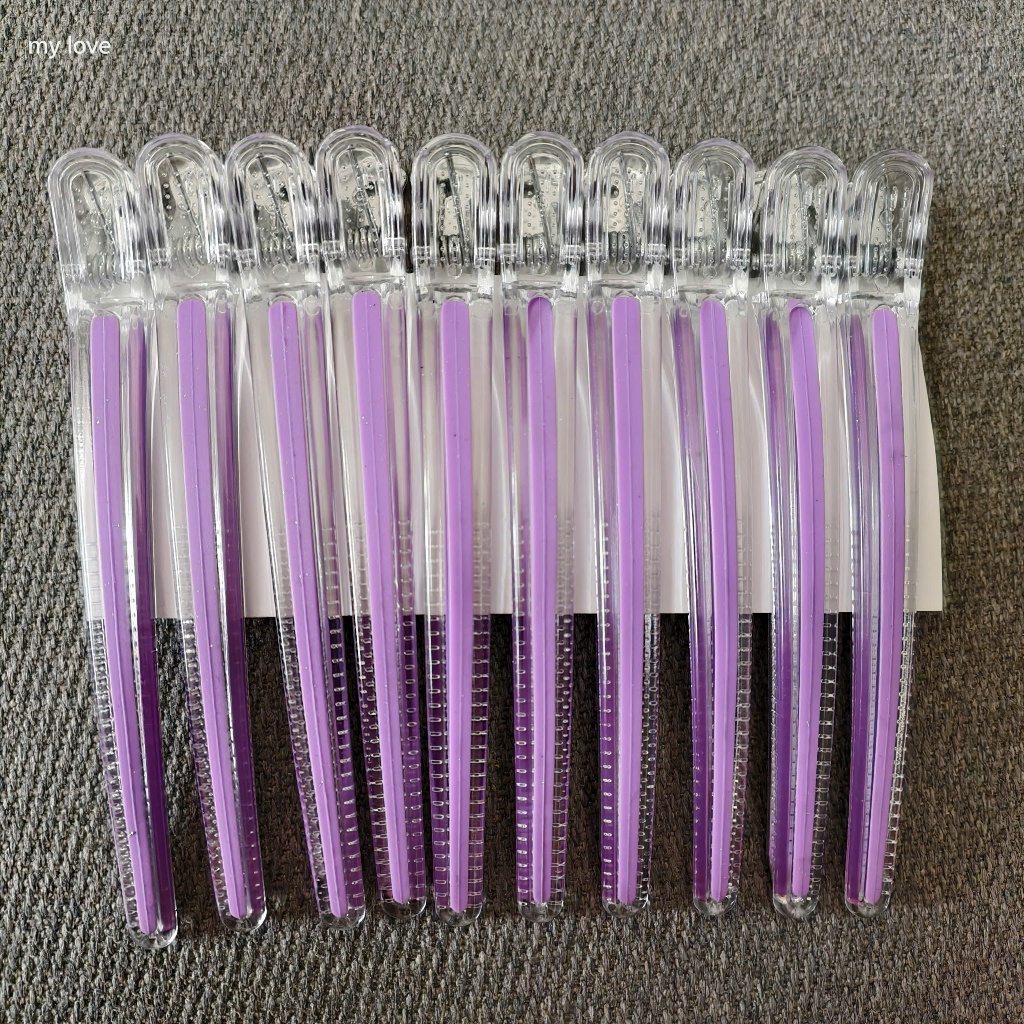 Kẹp vịt Goriki chia tóc mỏ vịt bộ 10 cái chuyên dụng salon