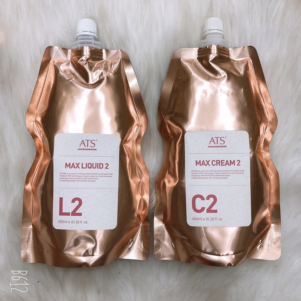 Bộ sản phẩm uốn duỗi tóc hàn quốc ATS MAX 500ml az008 ( hàng chính hãng )