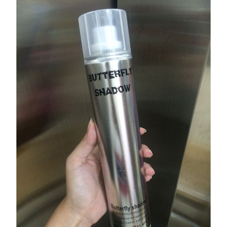 Keo Xịt Giữ Nếp Tóc Cao Cấp Butterfly 600ml - Gôm Xịt Tóc Bạc
