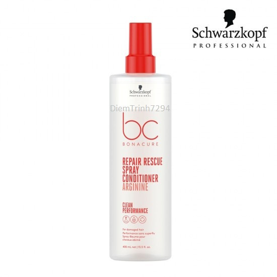Xịt dưỡng phục hồi tóc hư tổn Schwarzkopf BC Bonacure Peptide Repair Rescue 200ml az008