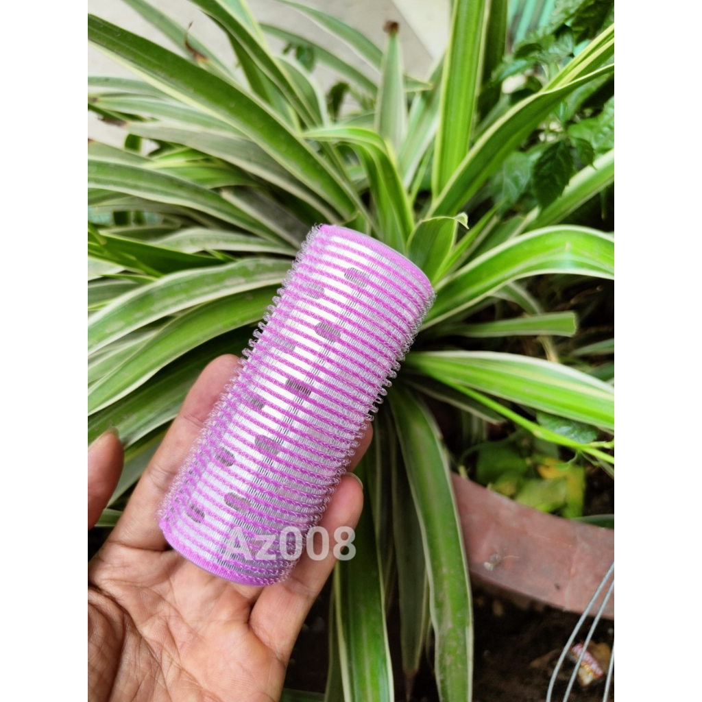 Lô cuốn tóc Hàn Quốc 10.5cm lõi nhôm tự dính uốn mái dài cỡ lớn