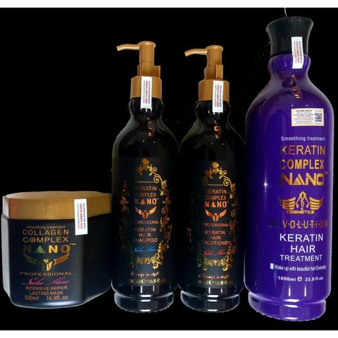 Keratin Complex Nano Smoothing Treatment phục hồi làm thẳng tóc 1000ml ( New 2019)