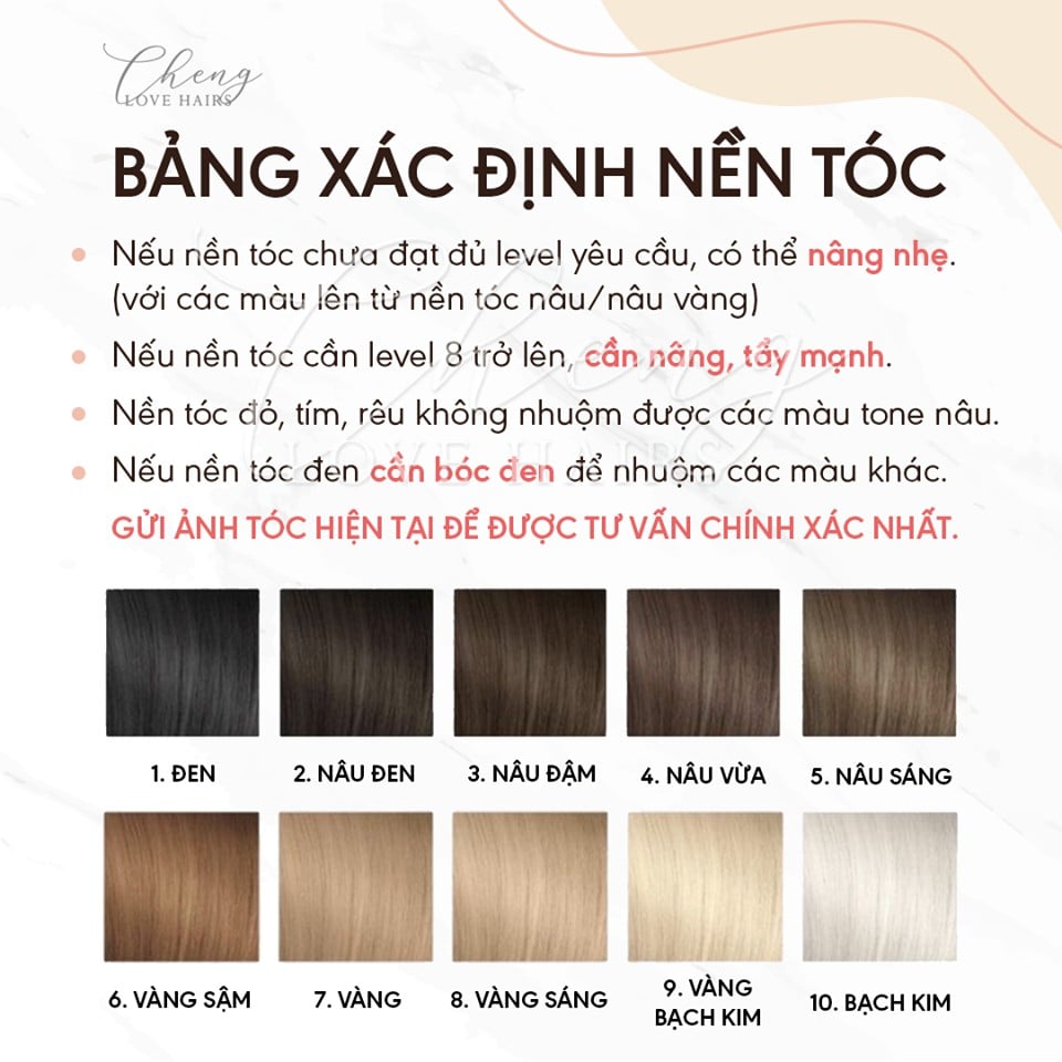 Thuốc Nhuộm Tóc Màu Nâu Rêu Không Tẩy - Lên Từ Nền Nâu Tối