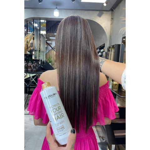 Keratin Luxliss 1000ml phục hồi tóc, làm thẳng tóc hiệu quả giữ nếp lâu dài cho tất cả các loại tóc AZ008