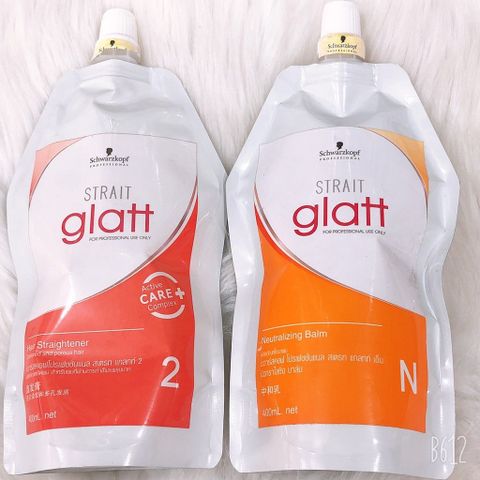 Kem Uốn Duỗi Tóc Schwarzkopf Glatt 400ml - Duỗi Thẳng Tại Nhà Không Cần Nhiệt