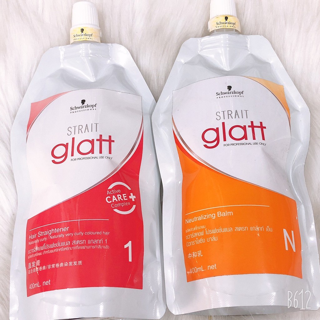 Kem Uốn Duỗi Tóc Schwarzkopf Glatt 400ml - Duỗi Thẳng Tại Nhà Không Cần Nhiệt