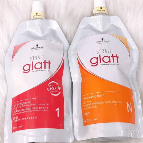 Kem Uốn Duỗi Tóc Schwarzkopf Glatt 400ml - Duỗi Thẳng Tại Nhà Không Cần Nhiệt