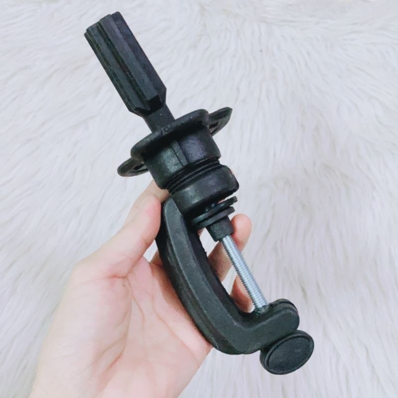 Giá Đỡ Kẹp Đầu Ken Học Cắt Tóc - Trục Kẹp Cố Định Chuyên Nghiệp AZ008