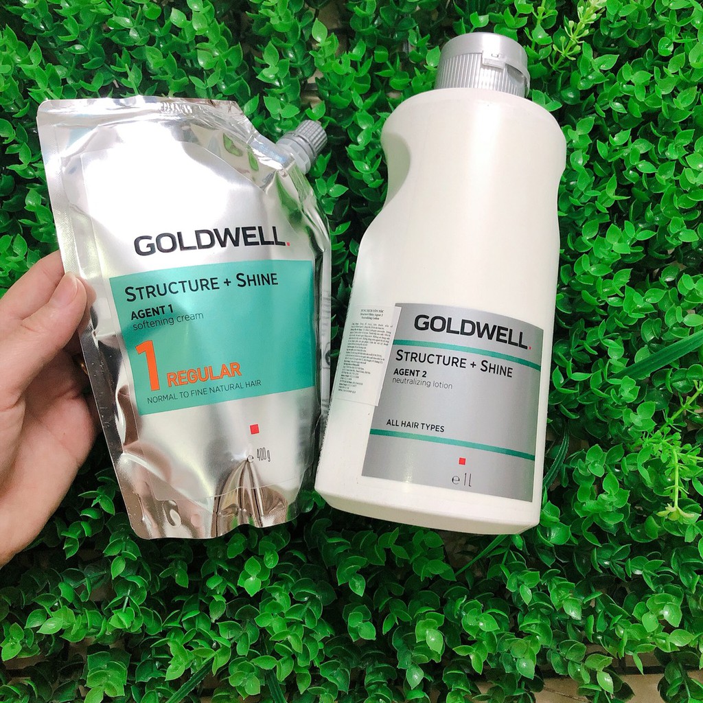Thuốc Uốn Duỗi Tóc Goldwell Cao Cấp Chính Hãng Đức AZ008 - Bộ Đầy Đủ
