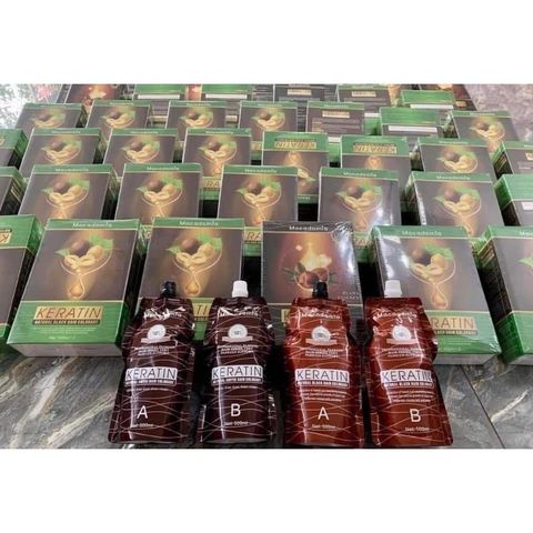 Nhuộm đen Keratin Macadamia - Phủ tóc bạc 99% tự nhiên SALON AZ008