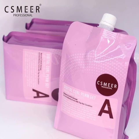 Cặp Uốn Duỗi Tóc Csmeer 1000ml - Phục Hồi Tóc Trung Bình Cao Cấp