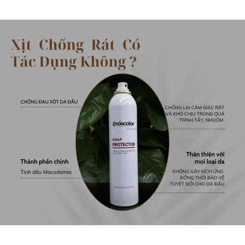 Xịt Bảo Vệ Da Đầu Eroscolor 300ml - Chống Rát, Sót Khi Nhuộm Tẩy