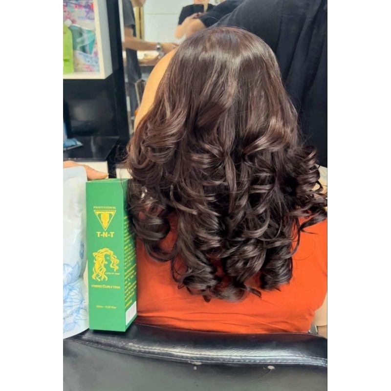 Kích Xoăn TNT HYDRO CURL HAIR, Kích Xoăn hỗ trợ uốn nóng, uốn lạnh - 350ml  AZ008 (mẫu mới)