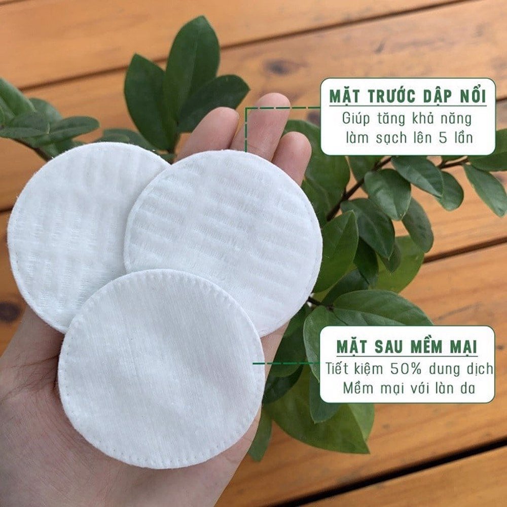 Bông tẩy trang cao cấp Ipek 150 miếng - 100% cotton thiên nhiên