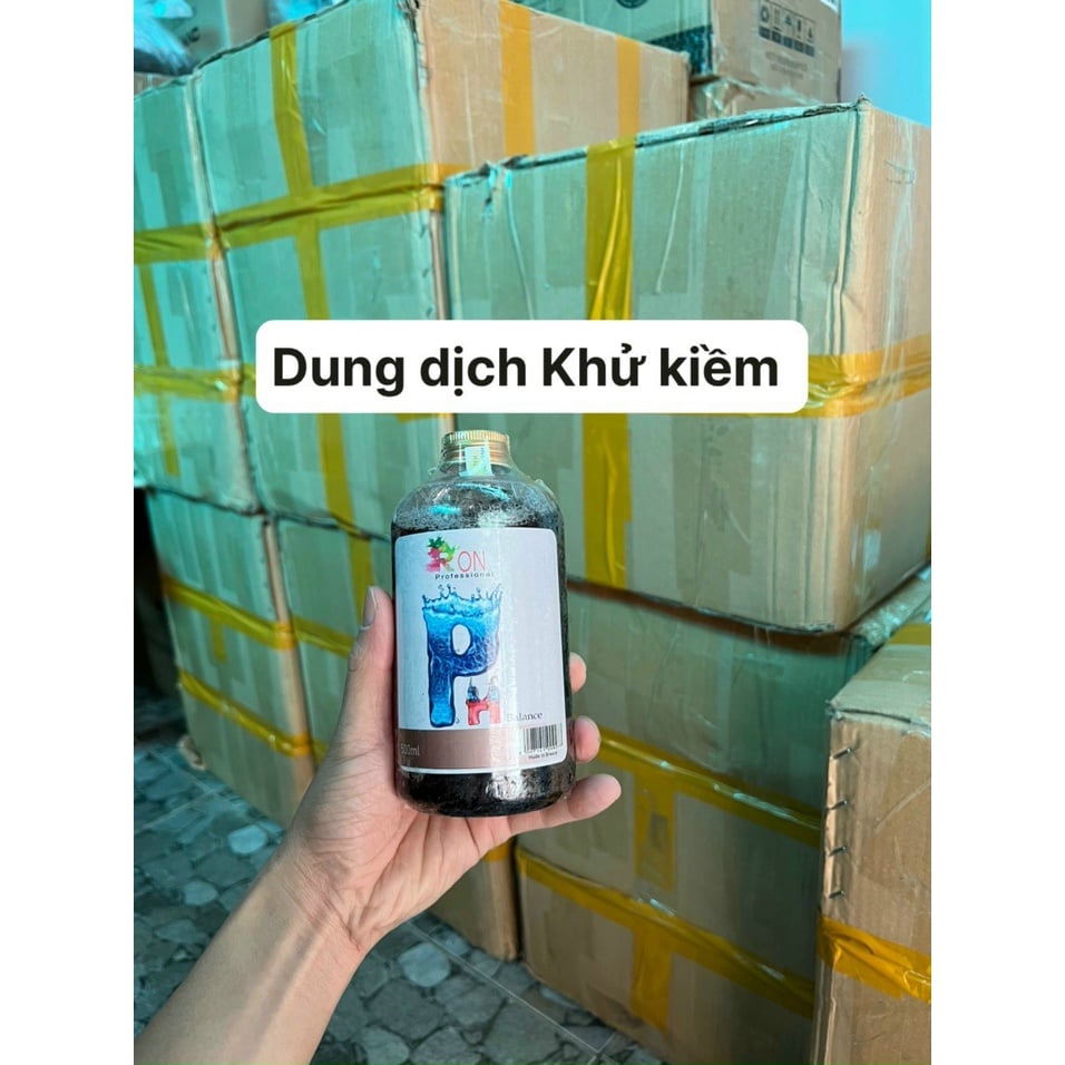 RON PH Khử Kiềm Cho Tóc Nhuộm, Sấy Uốn, Hấp Tóc - 500ml