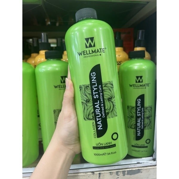 Thuốc Uốn Lạnh Wellmate Cao Cấp 1000ml x2 - Uốn Chắc Cho Mọi Loại Tóc