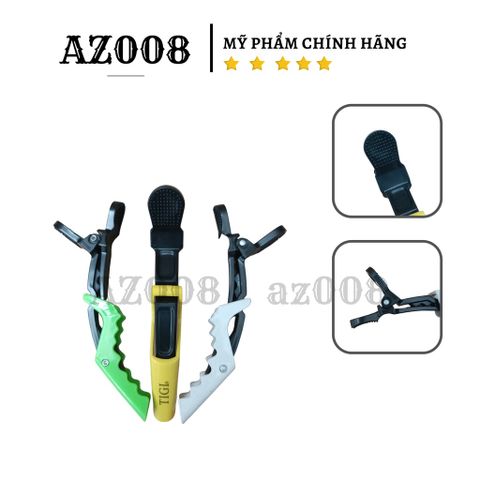 Kẹp vịt TIGI chia tóc mỏ vịt cá sấu bộ 6 cái màu ngẫu nhiên