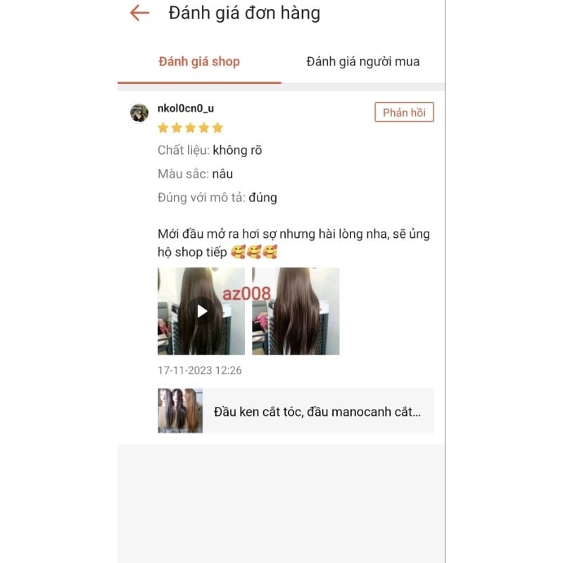 Đầu Ken Cắt Tóc, Đầu Manocanh Cắt Tóc AZ008 - Tái Chế Chất Lượng