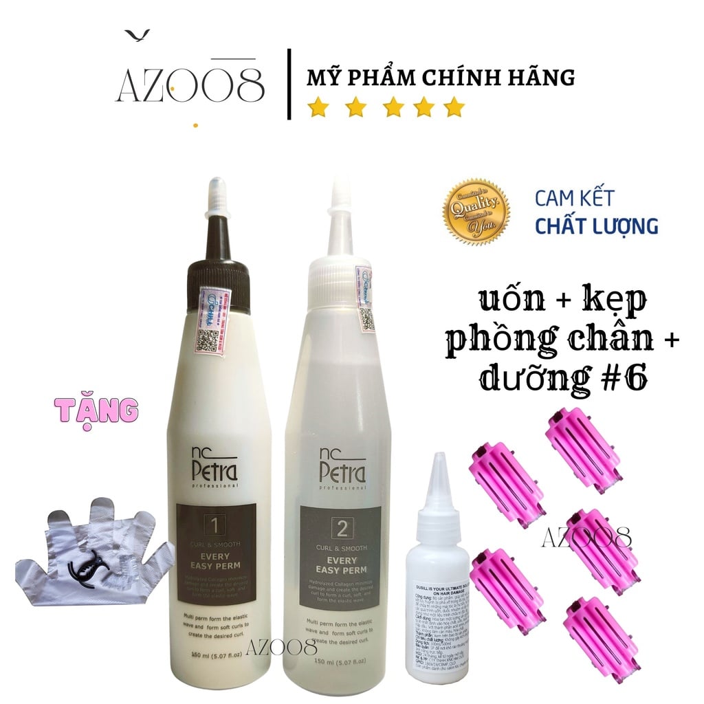 Gel Uốn Lạnh Petra Hàn Quốc 150ml - Uốn Thông Minh Sinh Học Không Mùi