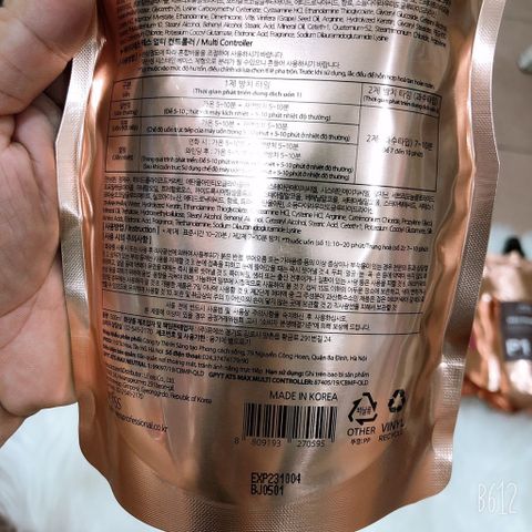 Bộ sản phẩm uốn duỗi tóc hàn quốc ATS MAX 500ml az008 ( hàng chính hãng )