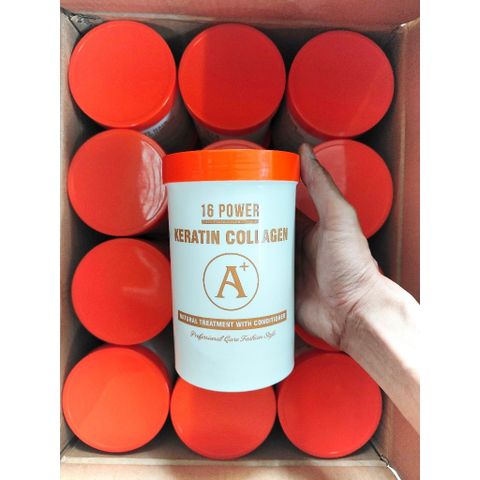 Ủ tóc Keratin A+ 1000ml - Hấp tóc đặc như sáp tặng nón trùm