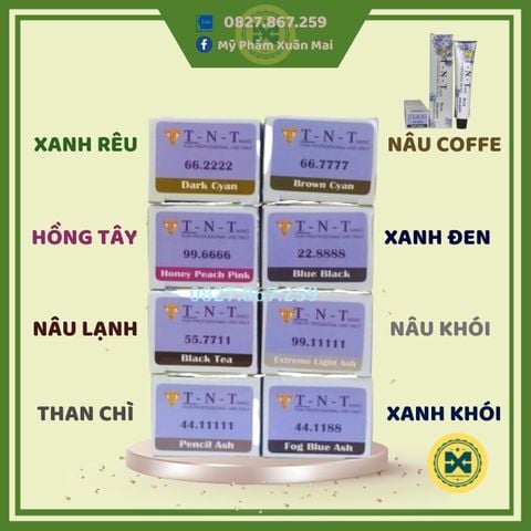 Màu Nhuộm Tóc TNT Nano Plus Collagen - Lên Màu Không Cần Tẩy (không kèm oxy )