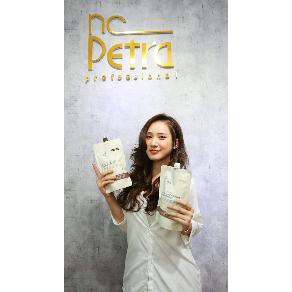Thuốc Uốn Nóng Petra Hàn Quốc 500ml - Công Nghệ Sinh Học Aqua Shine Camellia